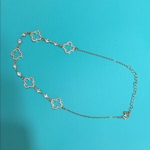 Elegant Gold Tone with Crystals Women's Necklace